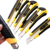 Factory direct supply of industrial rubber-coated utility knives wholesale, large size unpacking and unboxing magic tools, multi-functional wallpaper tool knives Item Picture